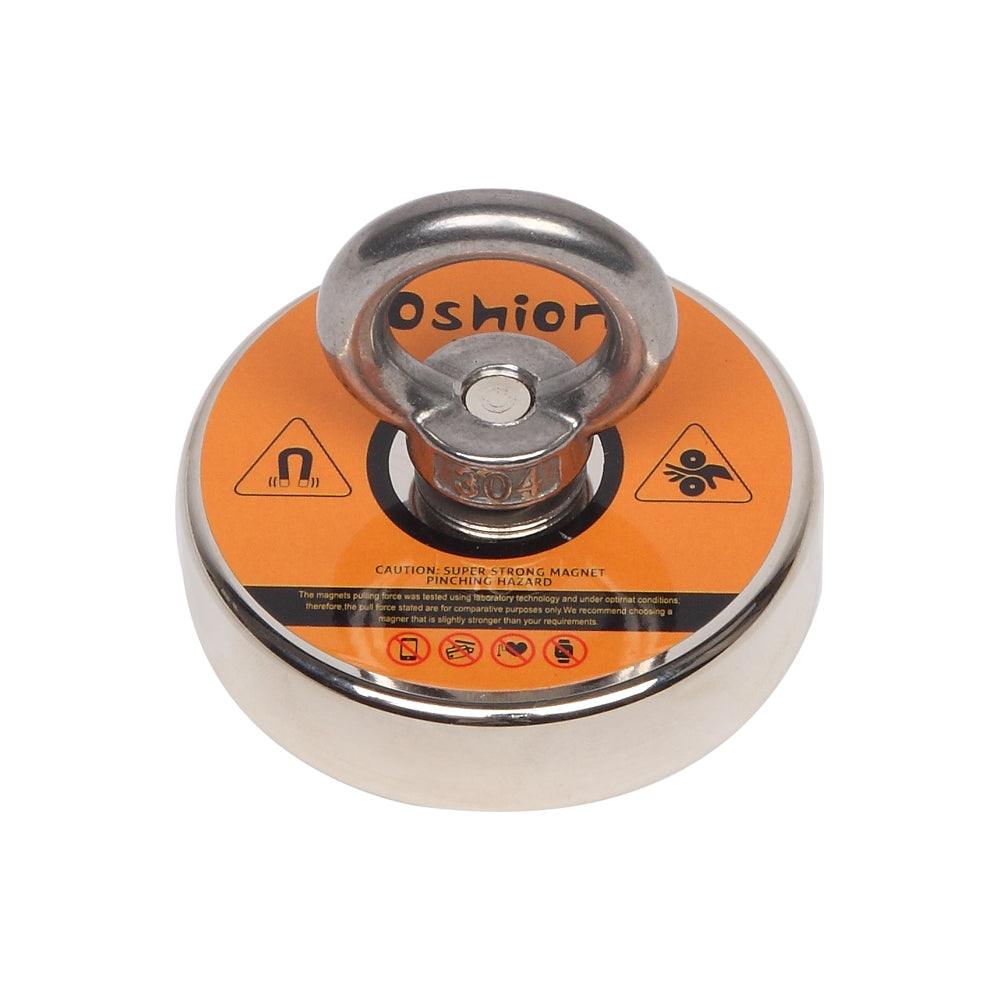 Magnet Fishing Kit with Strong Magnet for Pulling 550 lbs, Rope, Gloves, Threadlocker Glue Fishing Magnets with Rope