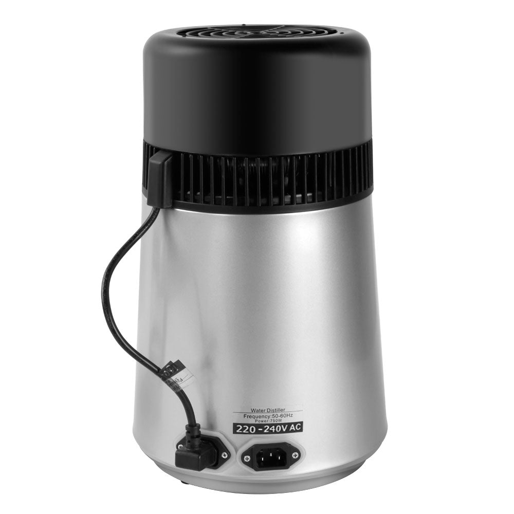 750W Water Distiller Electric Purifier Stainless Steel Glass Water Filters