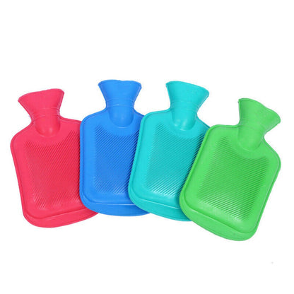 3 Pack 2L HOT WATER BOTTLE NATURAL RUBBER WARMER LARGE PAIN RELIEF HEAT ACHING