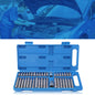 40Pcs Hex Star Torx Socket Bit Set Tool Kit 1/2inch 3/8inch Drive