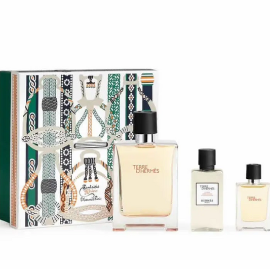 Hermes Terre D'Hermes Eau De Toilette Spray 100ml Set 3 Pieces