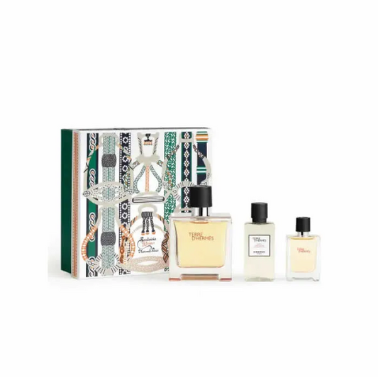 Hermes Terre D'Hermes Eau De Parfum Spray 75ml Set 3 Pieces