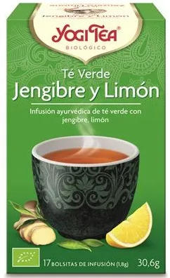Yogi Tea Green Tea Ginger and Lemon 17 x 18g