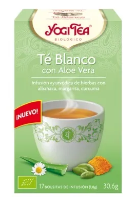 Yogi Tea White Tea With Aloe Vera 17 Filters
