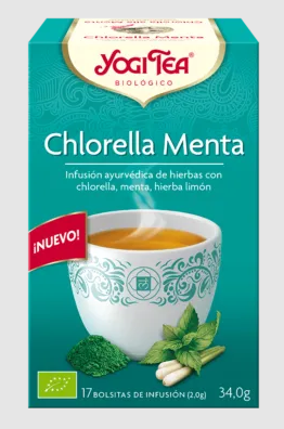 Yogi Tea Chlorella Mint 17 Bags