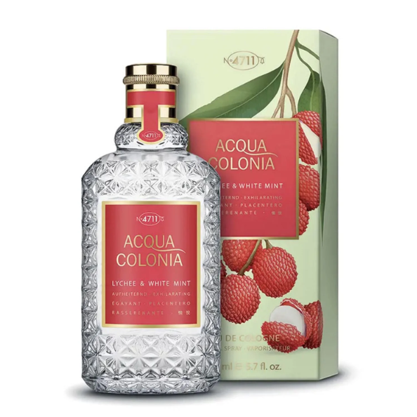 4711 Acqua Colonia Lychee & White Mint Eau De Cologne Spray (50ml / 100ml / 170ml)
